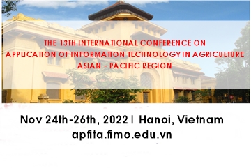 The 13th International Conference on Application of  Information Technology in Agriculture Asian-Pacific region