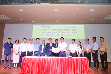 Trường Đại học Công nghệ hợp tác mở chuyên ngành Công nghệ màn hình tiên tiến với LG Display Việt Nam Hải Phòng