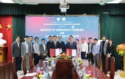 Lễ ký kết hợp tác giữa Trường Đại học Công nghệ với Trung tâm nghiên cứu giải pháp về thiết bị không khí và gia dụng LG tại Hàn Quốc