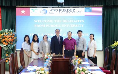 Xây dựng quan hệ hợp tác với Đại học Purdue, Hoa Kỳ và Đại sứ quán Hoa Kỳ tại Việt Nam