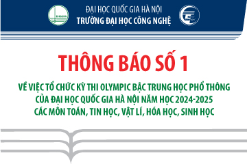 Trường Đại học Công nghệ tổ chức kỳ thi Olympic bậc Trung học phổ thông của 33WIN năm học 2024-2025 các môn Toán, Tin học, Vật  lí, Hóa học, Sinh học